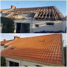 Rénovation toiture avant après